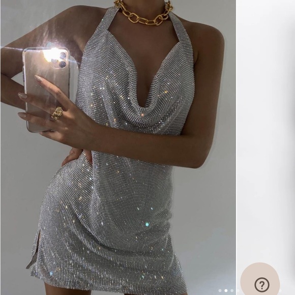Meshki Diamente Dress - L - Picture 1 of 10